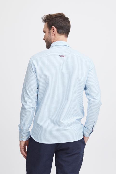 Actual product image FQ1924 FQSteven stripe oxford LS shirt 21900612 (M)