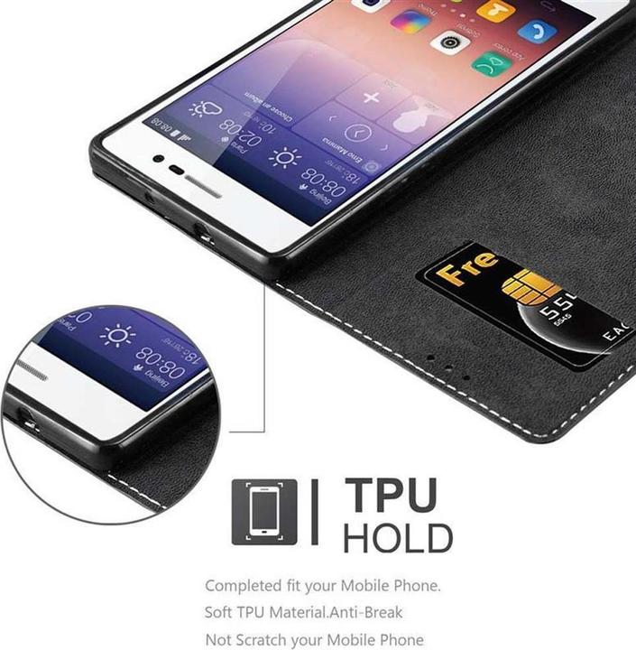 Produktbild Cadorabo Book X-Wallet Cover (Huawei Ascend P7)