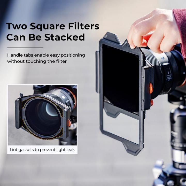 Produktbild K&F Concept Concept Filterkit Square X-Pro: Houder CPL ND1000 GND (95 mm, ND- / Graufilter, 10000 mm)