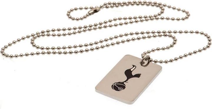Image du produit Tottenham Hotspur FC Badge et chaîne en acier inoxydable (Matériau 100% synthétique)