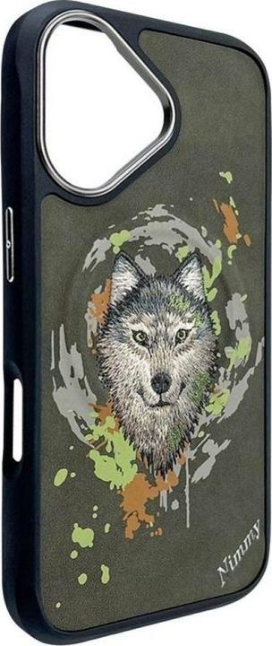Immagine prodotto PanzerGlass Nimmy Wolf MagSafe case for iPhone 16 dark grey (Apple iPhone 16)