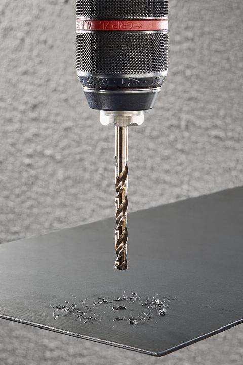 Actual product image wolfcraft 1 metal drill HSS-Co ø4.0x75mm (4 mm)