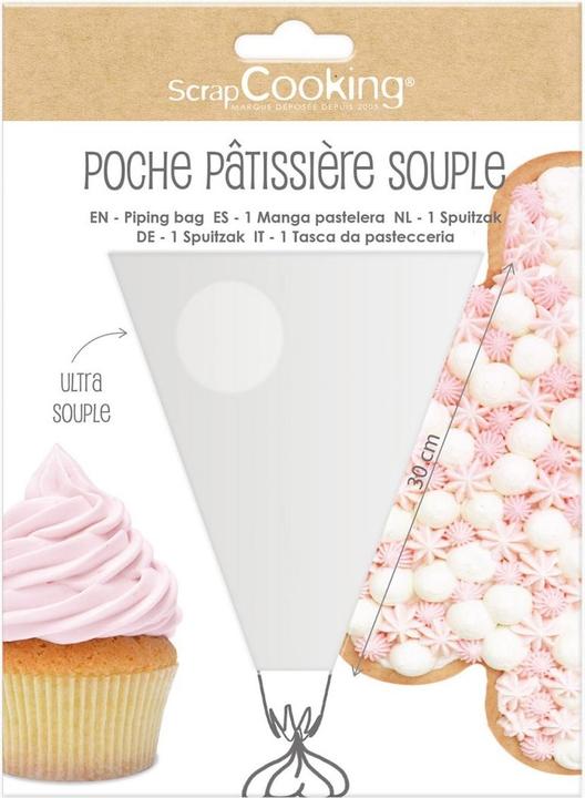 Actual product image ScrapCooking Spritzbeutel extra weich, wiederverwendbar 35cm (Piping bag)