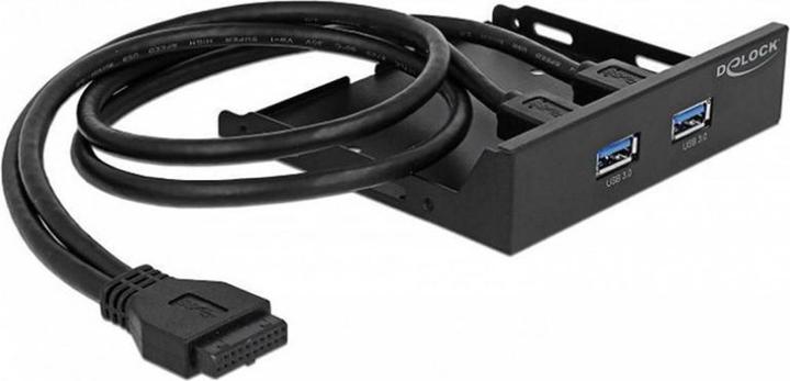 Image du produit Delock 2x Hub USB 3.0 en façade