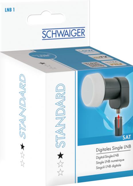 Actual product image Schwaiger LNB1 (Single LNB, 40mm)