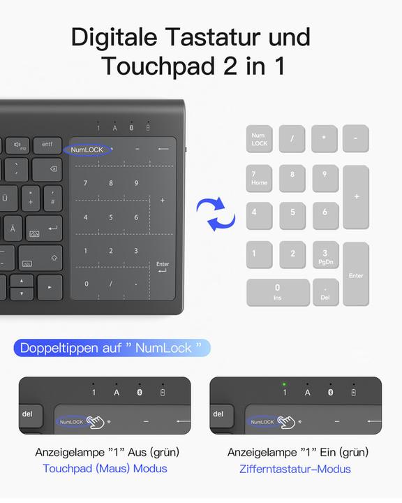 Produktbild Inateck KB06103 (DE)