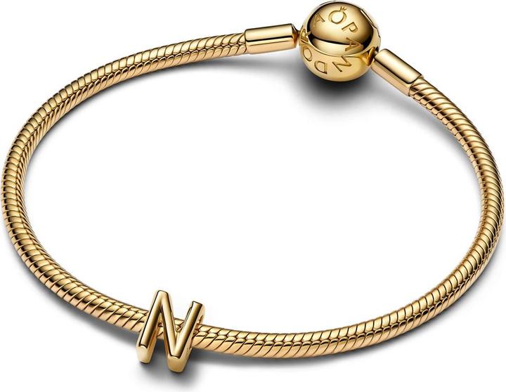 Produktbild Pandora Alphabet-Mini-Charm: Ihre Persönliche Botschaft (Vergoldet, Metall)