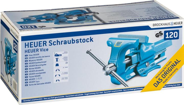 Produktbild Heuer Schraubstock (120 mm)