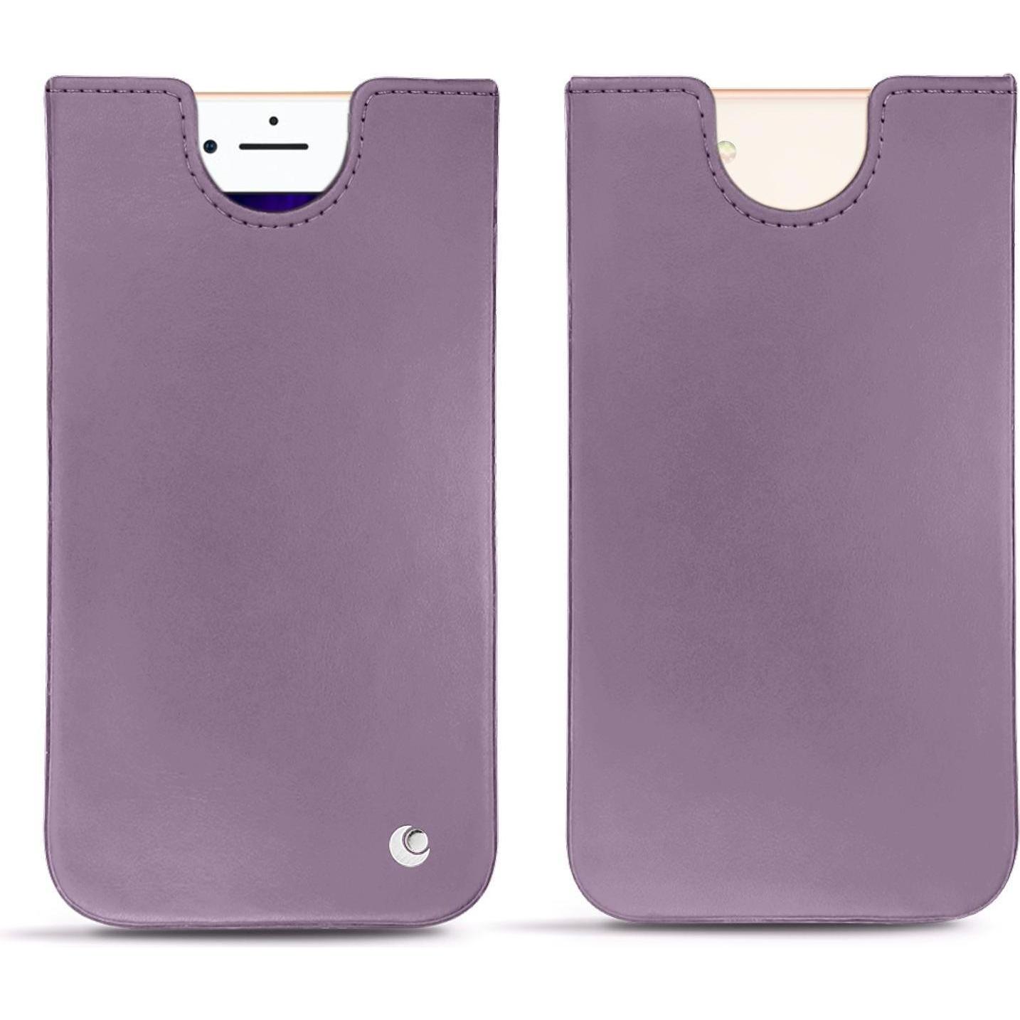 Noreve Lederschutzhülle (Apple iPhone 8), Smartphone Hülle, Violett