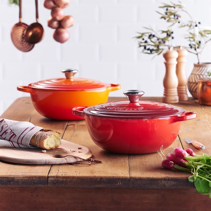 Produktbild Le Creuset La Marmite Signature (26 cm, Bräter + Schmortopf, Gusseisen)