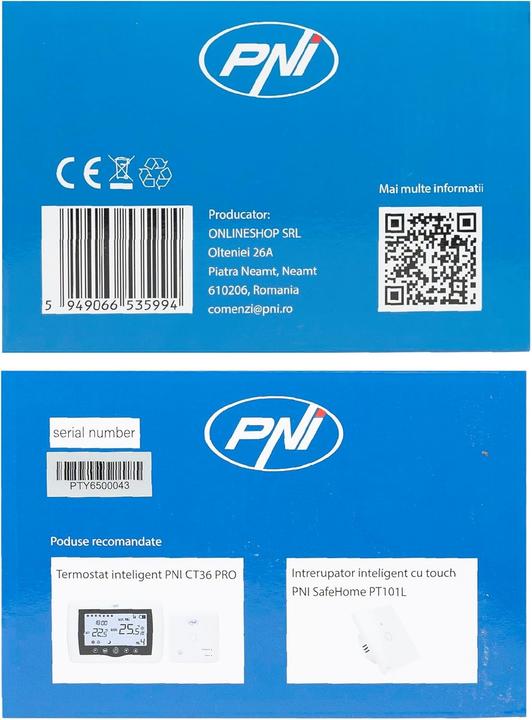 Produktbild PNI Tag Intelligente per Casa Sicura con Codice e Impronta Digitale (Elektronische Zahlenkombination, Fingerabdruck)