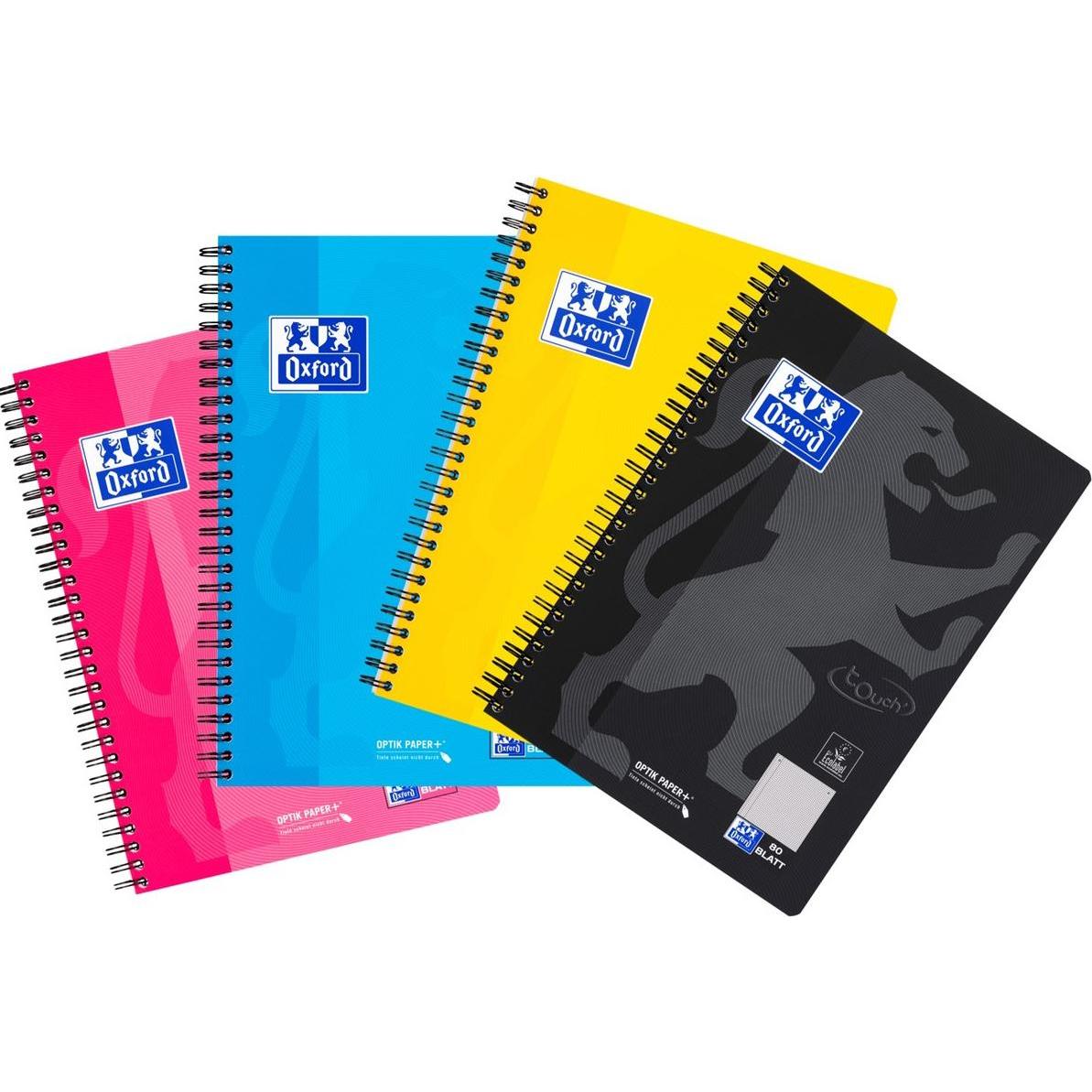 Oxford, Quaderni + Bloc Notes, Quaderno Universitario "Touch", B5 (B5, Righe)