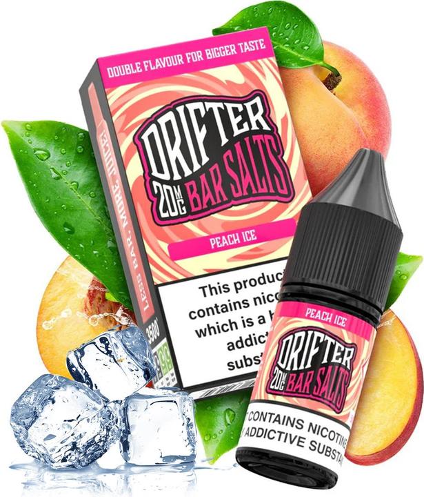 Immagine prodotto Drifter Bar Salts Peach Ice 20m (Pesca)