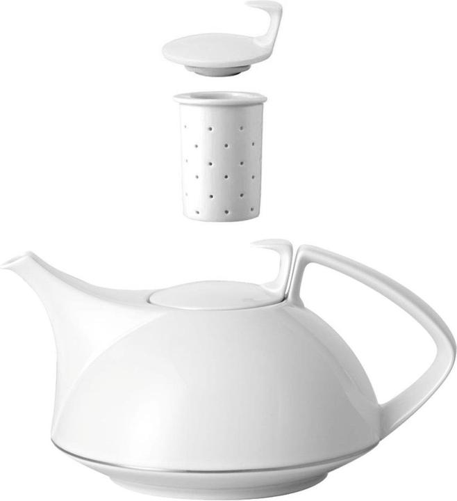 Rosenthal Teapot 6 persons/4-pcs - TAC Gropius Platinum (1.35 l)