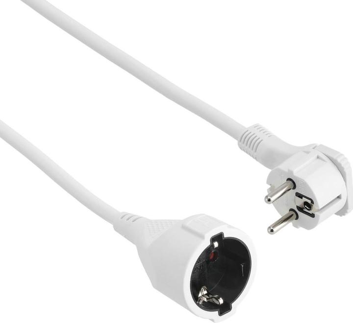 Actual product image Hama 00223242 Power Extension Cable White 3 m (3 m, CEE 7/3)