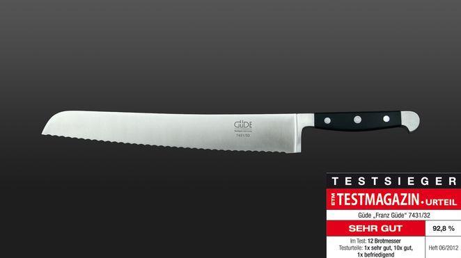 Actual product image Güde Solingen Alpha bread knife (32 cm)
