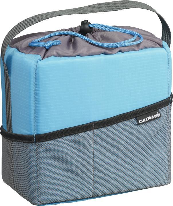 Produktbild Cullmann CAMERA CONTAINER (medium) cyan/grey, camera insert (Kamera Schultertasche)