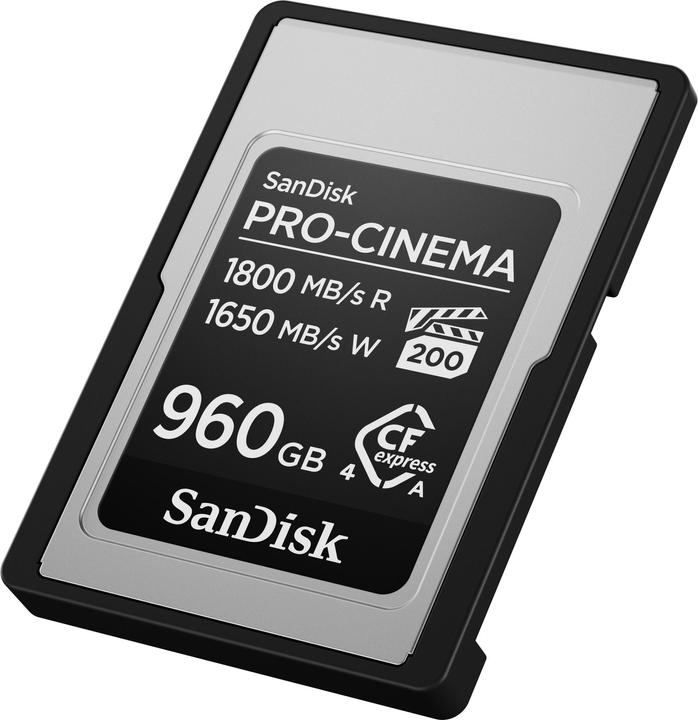 Productafbeelding Sandisk PRO-CINEMA CFexpress Type A Card 960GB (960 GB, CFexpress type A)