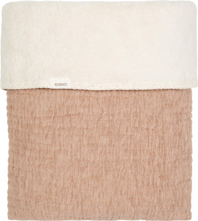 Productafbeelding Koeka Babydeken pluche Rivoli caffe (75 x 100 cm)