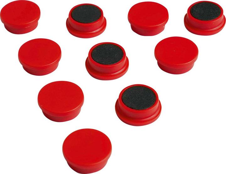 Actual product image Helmuth A. Jensen Contour magnet Ø20mm rød - (10 pcs.) (10 x)