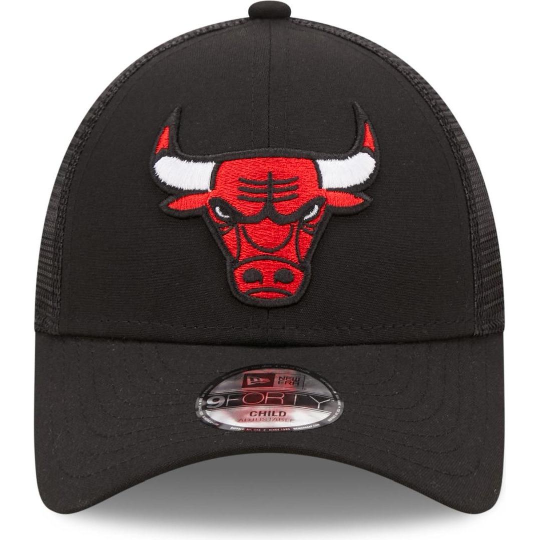 Thumbnail - New Era, Jungen, Cap, 9Forty Kinder Trucker Cap - HOME Chicago Bulls Youth, Schwarz, (55, 56, 54 C)