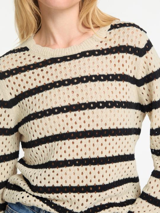 Produktbild Selected Femme Gestreifter Strickpullover (XXL)