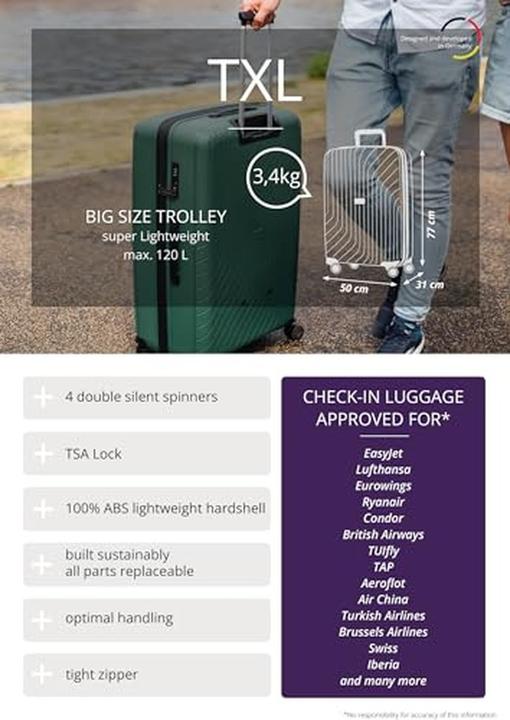 Image du produit Hauptstadtkoffer TXL - Grande valise à coque rigide (120 l)