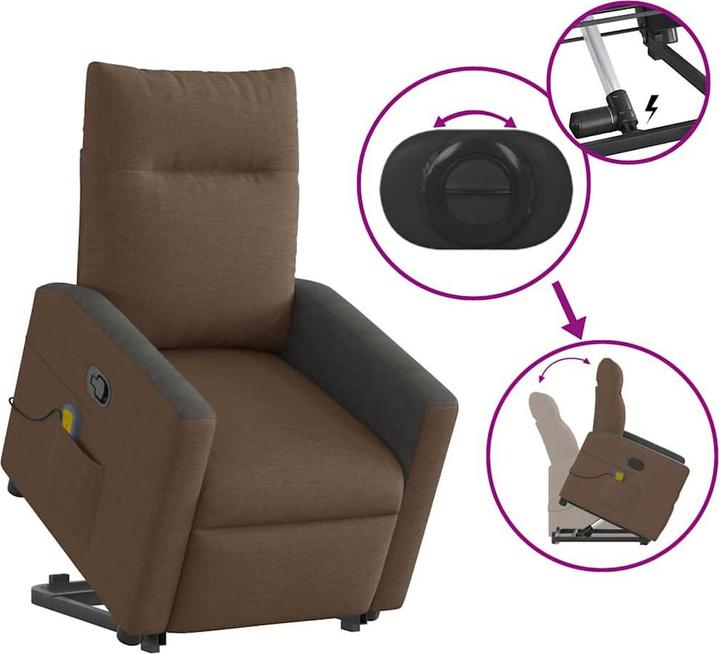 Image du produit vidaXL Massagesessel mit Aufstehhilfe