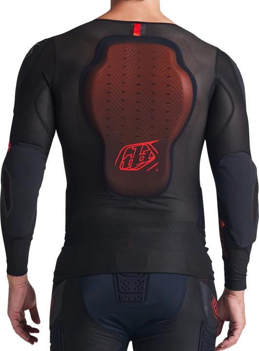 Actual product image Troy Lee Designs Stage Ghost D30 LS Baselayer black XL (XL, Chest protector, Elbow protectors, Back protector, Unique specimen)