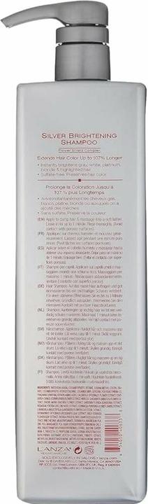 Image du produit LANZ L'ANZA Healing Colorcare Shampooing éclaircissant Argent 1000 ml (1000 ml)