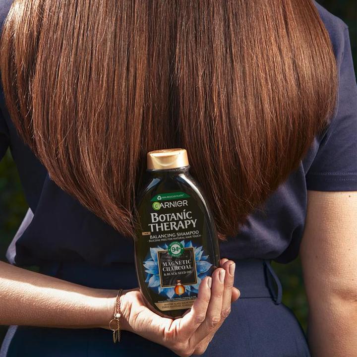 Image du produit Garnier Botanic Therapy Magnetic Charcoal Cleansing Shampoo ( Shampooing équilibrant) - Volume : 400 ml (Shampoing liquide, 400 ml)