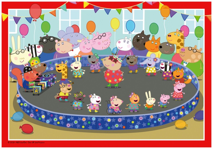 Actual product image Ravensburger Children's puzzle 12004018 - Party time! - 2x24 pieces Peppa Pig puzzle for children from 4 (24 pieces)