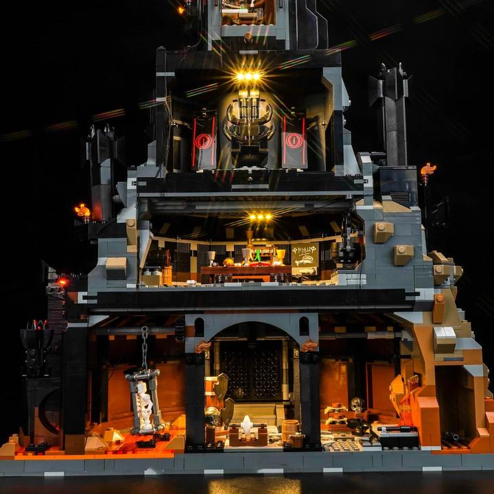 Produktbild BrickBling LED Licht Set für LEGO Der Herr der Ringe: Barad-dûr (10333) inkl. Fernbedienung