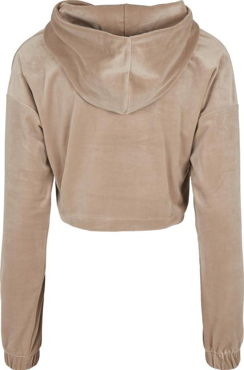 Actual product image Urban Classics Ladies Cropped Velvet Oversized Hoody (3XL)