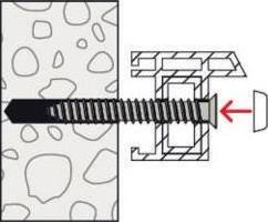 Produktbild Fischer Abdeckkappe FFS A W weiss (100 Stk.)