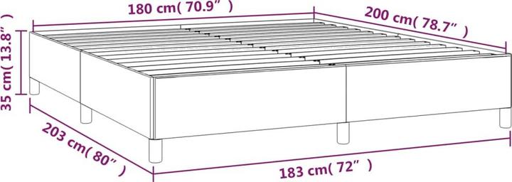 Image du produit vidaXL Bettgestell (200 x 200 cm)