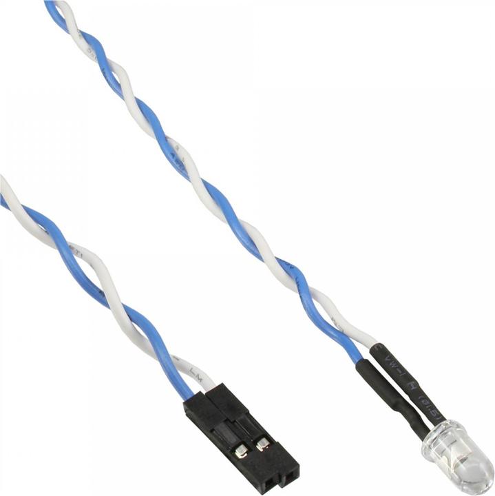 Produktbild InLine HDD-LED / Power-LED für Mainboard-Anschluss (Blau)