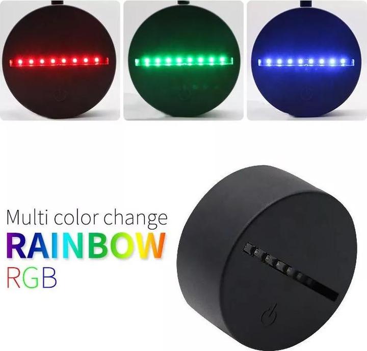 Actual product image PhoneLook Transparent multicolour LED light message board with remote control