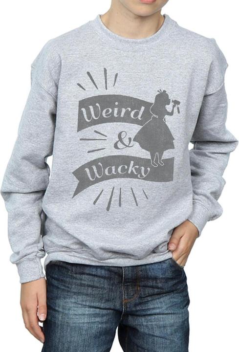 Immagine prodotto Disney Felpa Alice nel Paese delle Meraviglie per ragazzi Strano e stravagante (128)