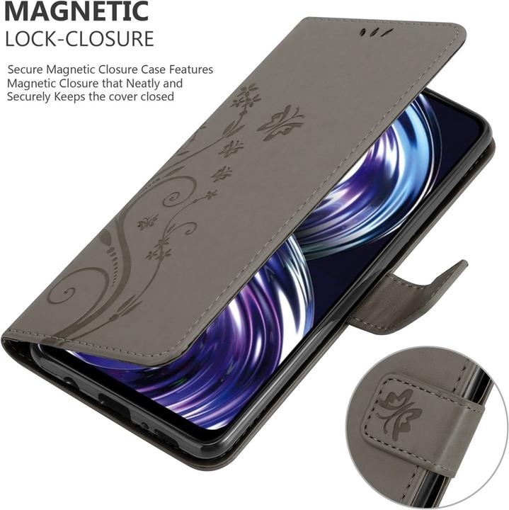 Immagine prodotto Cadorabo Copertina a libro floreale per Realme 8i / Narzo 50 4G (Realme 8i)