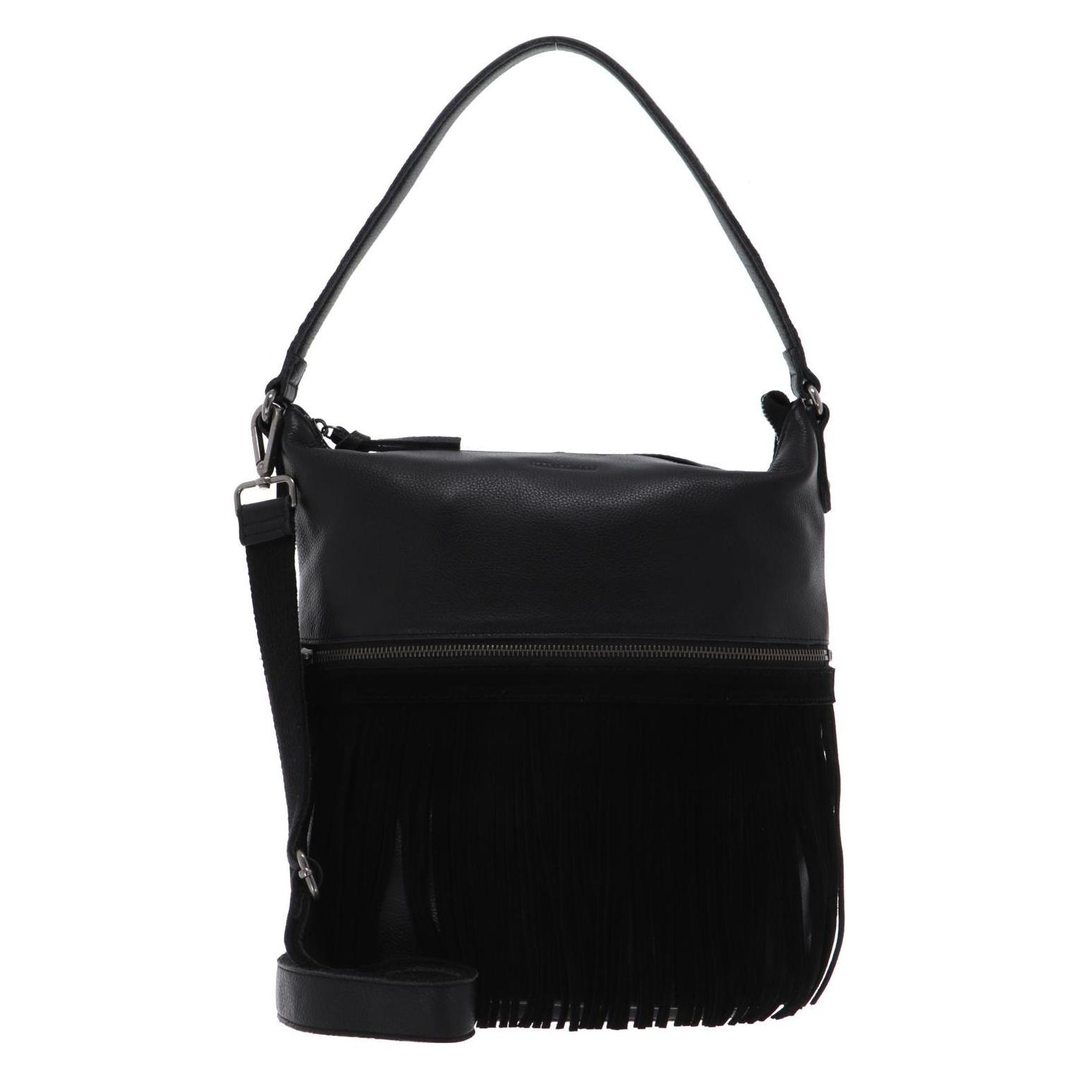 FredsBruder, Damen, Handtasche, Frim Collection Hub Shoulder Bag, Schwarz