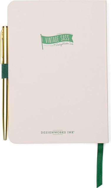 Actual product image Designworks Vintage Sass Notebook with Pen - For Fox Sake (Lined, Hardcover)