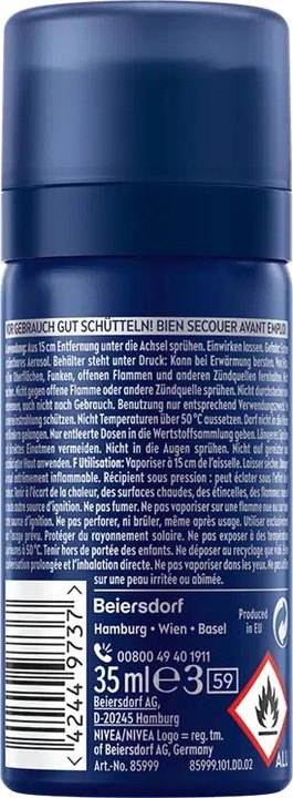 Produktbild Nivea Men Dry Active (Spray, 35 ml)