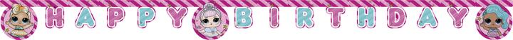 Image du produit Procos Chaîne de lettres Happy Birthday LOL Surprise