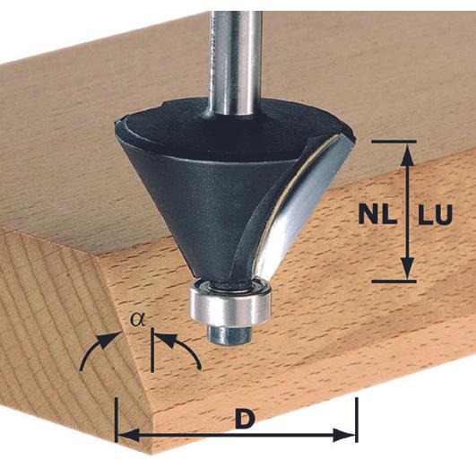 Festool, Snijders, Afschuinfrees met kogellager ø 55 mm