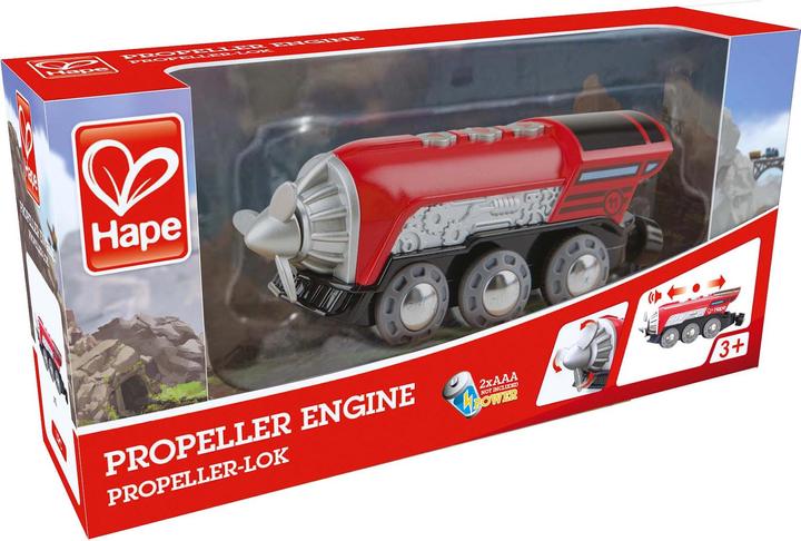 Actual product image Hape Propeller Loco