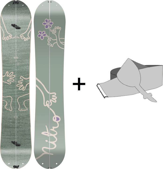 Nitro Volta ladies splitboard + skin