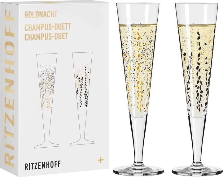 Actual product image Ritzenhoff Golden night (20.50 cl, 2 Glasses, Champagne glasses)