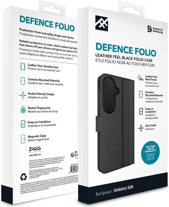 Produktbild Zagg Defence Folio (Samsung Galaxy S26)