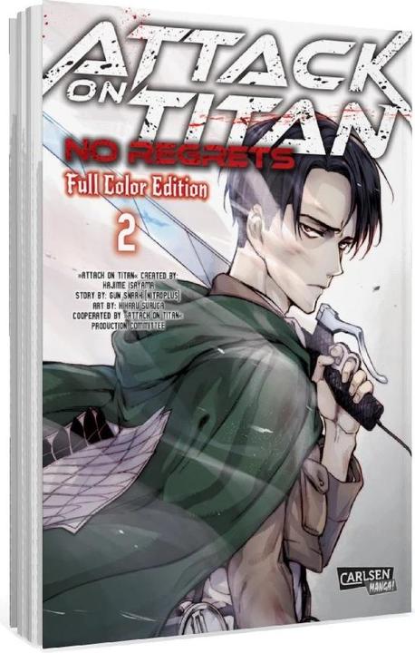 Produktbild Attack On Titan - No Regrets Full Colour Edition 2 (Deutsch, Hajime Isayama, 2018)